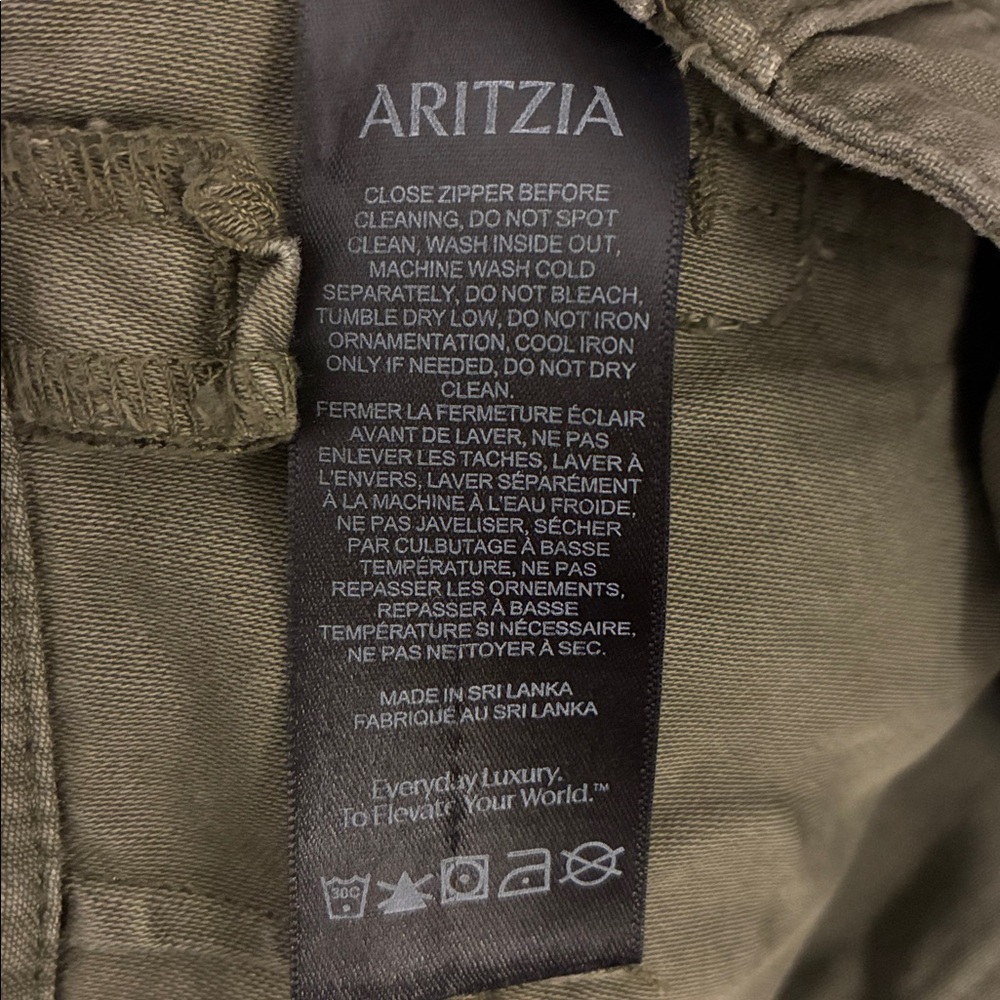 Aritzia TNA Size 4 Marco Pant - Green - Picture 11 of 12